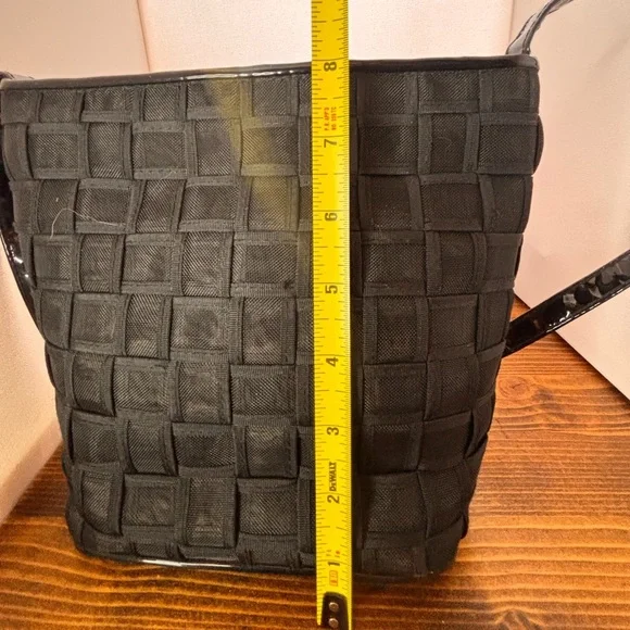 Vintage Y2K Jeanne Lottie Black Crossbody/ Shoulder Bag - Picture 10 of 11